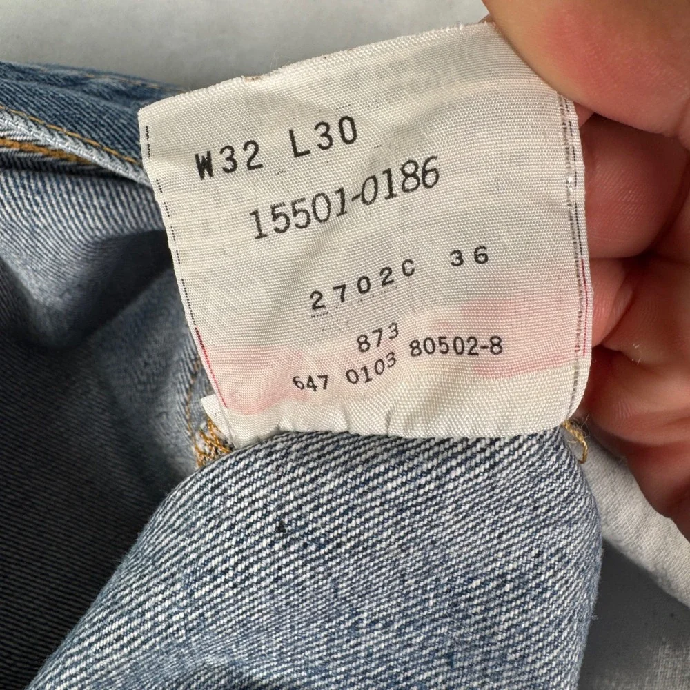 Vintage Y2K Levi's 501 Men's Jeans 32x30 Button Fly Made in Mexico